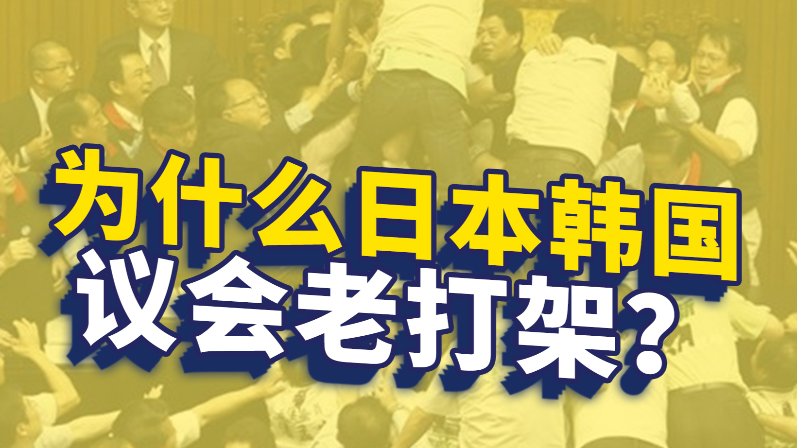 日本、韩国、乌克兰的议会里经常打架,为何美国、英国、俄罗斯却看不到?